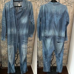 NSF Mechanic Denim Jumpsuit